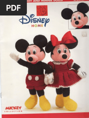 Leisure Arts - 3293 - Mickey and Minnie Dolls to Crochet.pdf