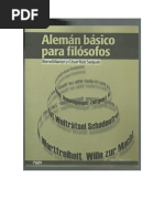 Alemán Básico para Filósofos PDF | PDF