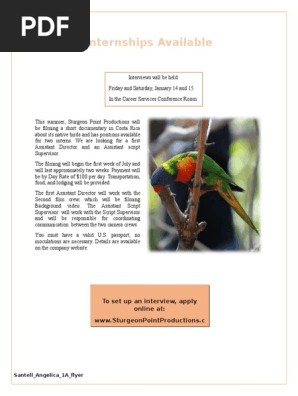Lab. 1A Flyer