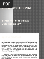 Teste Vocacional