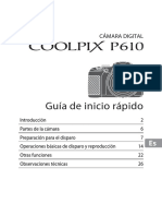 Nikon Coolpix P610 - Guía de Inicio Rápido