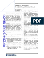 Experiencia de Ingendesa en Proyectos de Centrales Termoeléctricas