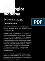 Teoría Sociológica Moderna - George Ritzer PDF