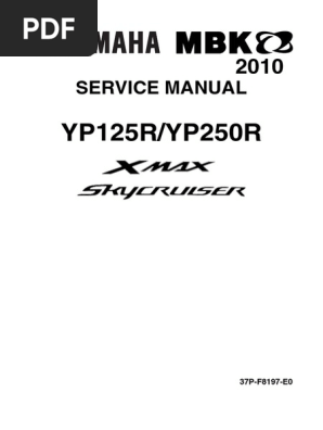 Yamaha X Max Yp250r Yp250r Service Manual Pdf Throttle Fuel Injection