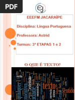 Texto Literário e Não Literário