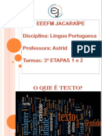 Textos literários e não literários