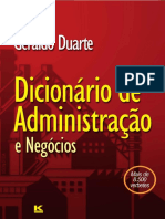Dicionario de Administracao e Negocios - Geraldo Duarte