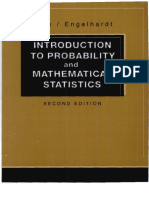 Introduction To Probability and Mathematical Statistics