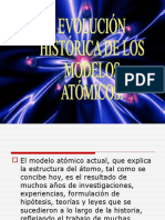 Evolución Histórica de Los Módelos Atómicos