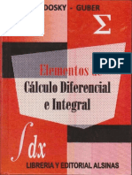 Elementos de Calculo Diferencial e Integral Sadosky Tomo I