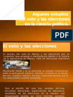 Algunos Estudios Del Voto y Las Elecciones en La Ciencia Política_presentación