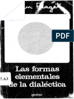 Las Formas Elementales de La Dialéctica. Jean Piaget PDF