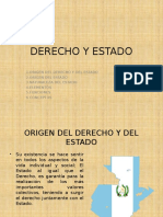 Derecho y Estado