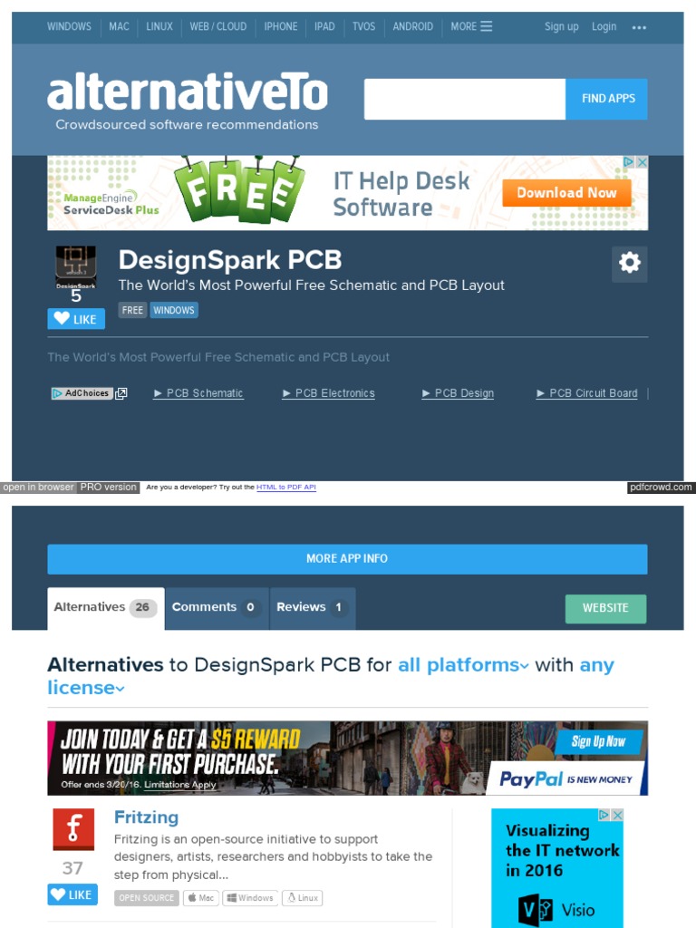Alternativeto Net Software Designspark PCB | Download Free PDF ...
