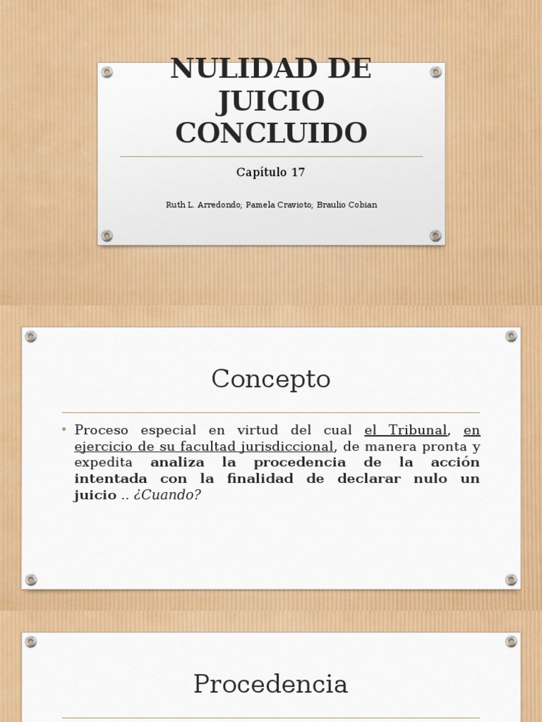 Nulidad de Juicio Concluido | PDF | Sentencia (Ley) | Competencia (ley)