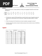 A Capacity Planning Assignment 2016 Bassam Senior Modified Solution