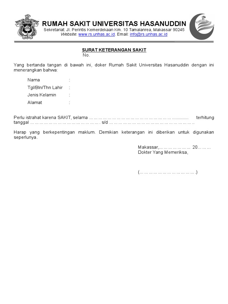 Surat Sakit