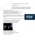 Origen y evolución del Universo según preguntas de evaluación de Ciencias Sociales