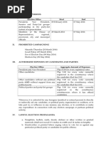 Campaign Guidelines (Summary)