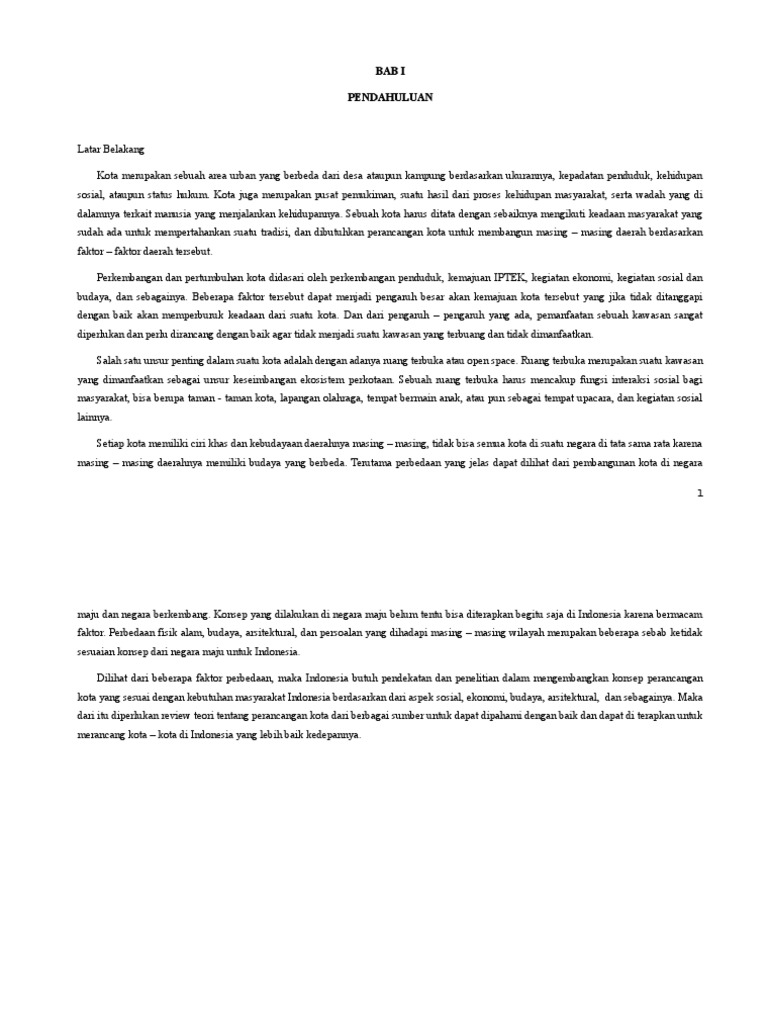 Azas Desain Urban Kajian Desain Urban Pdf