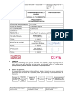 Procedimiento Estudio de Propuesta V8