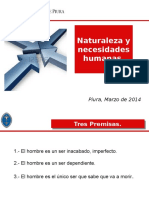 Naturaleza y Necesidades Humanas