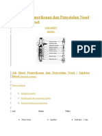 Job Sheet Pemeriksaan Dan Penyetelan Nosel