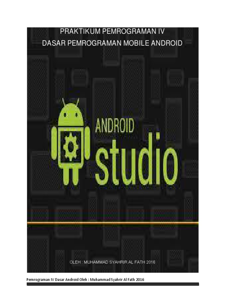 Panduan Praktikum Pemrograman Android | PDF