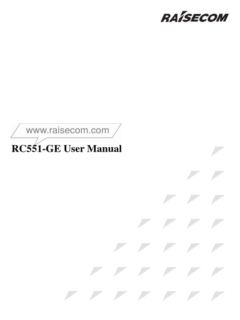 rc551 Ge User - Manual PDF | PDF