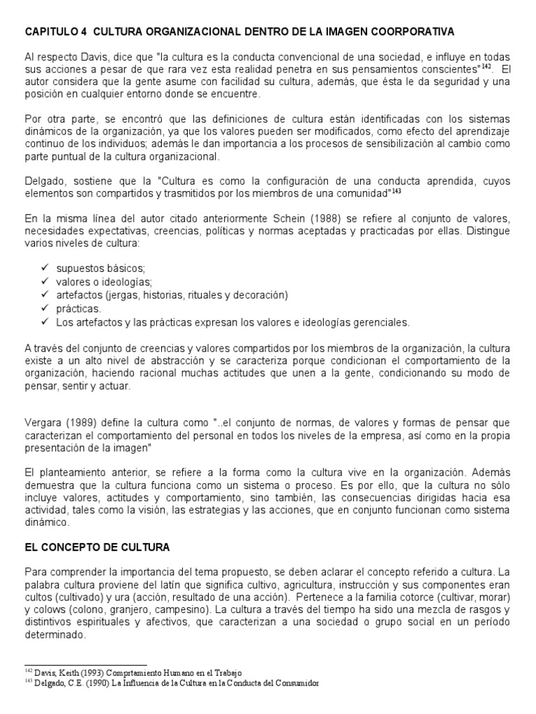 Cultura Organizacional y su Impacto | PDF | Cultura organizacional ...