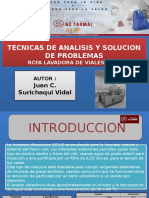 Tecnicas de Analisis y Solucion de Problema