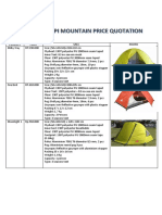 Merapi - Mountain - Price Quotation PDF