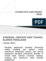 Pelayanan Anestesi Dan Bedah