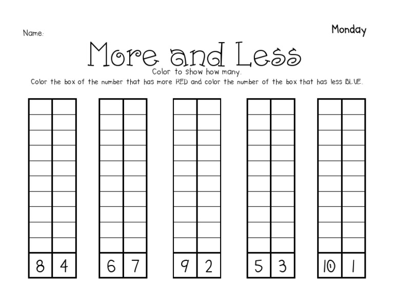 More and Less | PDF