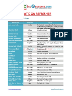 Static GA Refresher