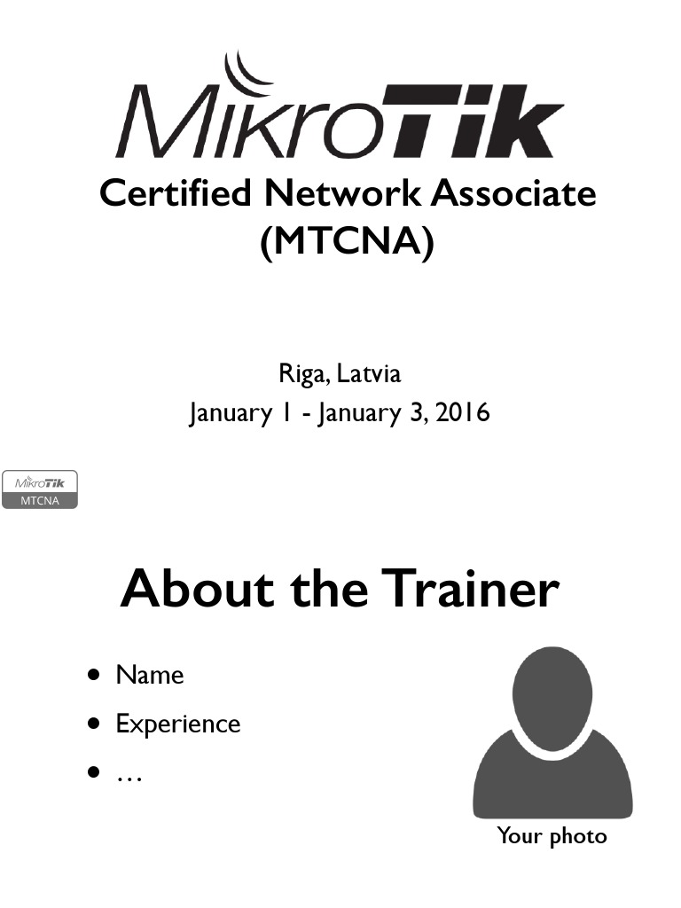 MTCNA資格認定