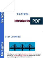 Six Sigma Introduction