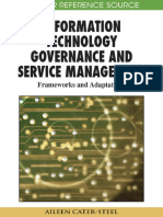 Buku Information Technology Governance and Service Management - Frameworks and Adaptations