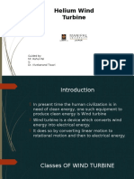 Helium Wind Turbine