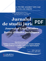 Jurnalul de Studii Juridice Supliment 2 2012