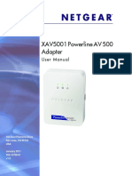 XAV5001 Powerline AV 500 Adapter: User Manual