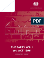 Party Wall Etc. Act 1996 Explanatory Booklet PDF