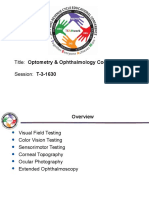 Optometry and Opthalmology