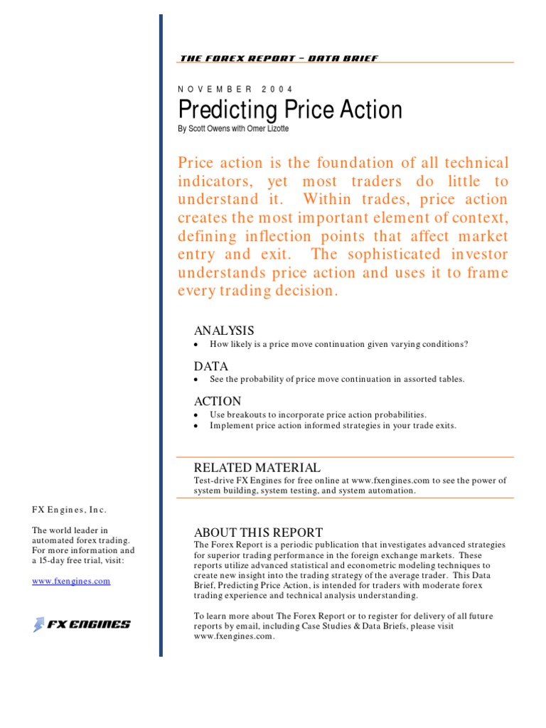 Forex Report Predicting Price Movement Foreign Exchange Market - 