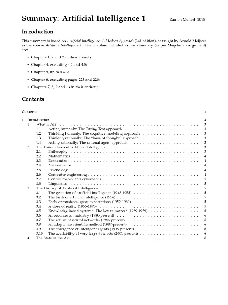 AI: Key Concepts and Foundations | PDF | Artificial Intelligence ...