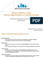 Electric Vehicles - Policies Opportunities Scenario 1-SPandit