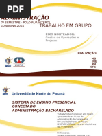 APRESENTAÇÃO 2014 UNOPAR 