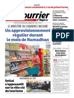 Le Courrier D'algérie Du Lundi 16 Mai 2016