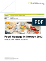 Food Waste in Norway 2013 - Status and Trends 2009-13