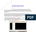 Cara Menambahkan Hatch Pada AutoCad